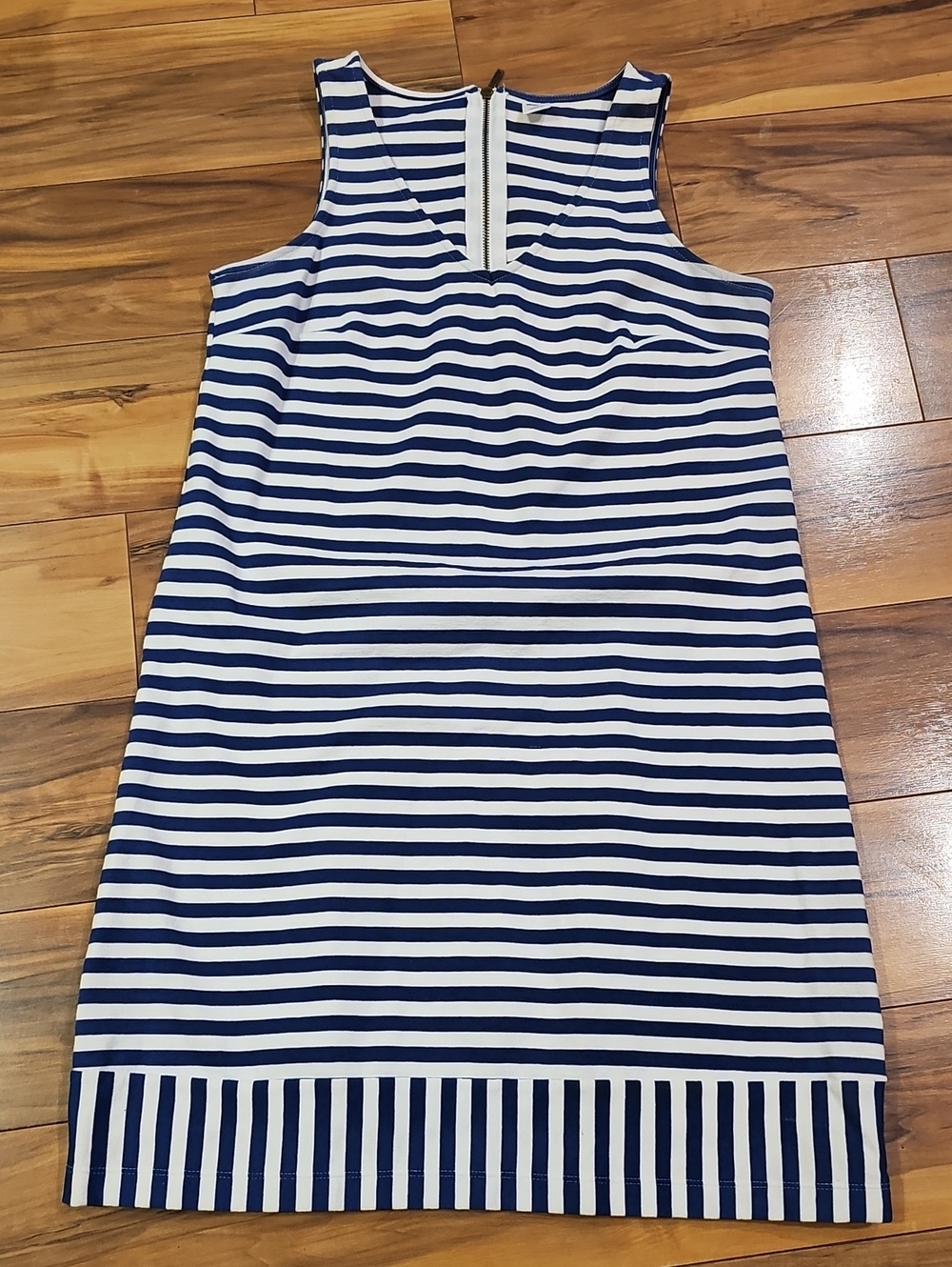Old Navy Women's XS Blue and White Striped Sleeveless Dress